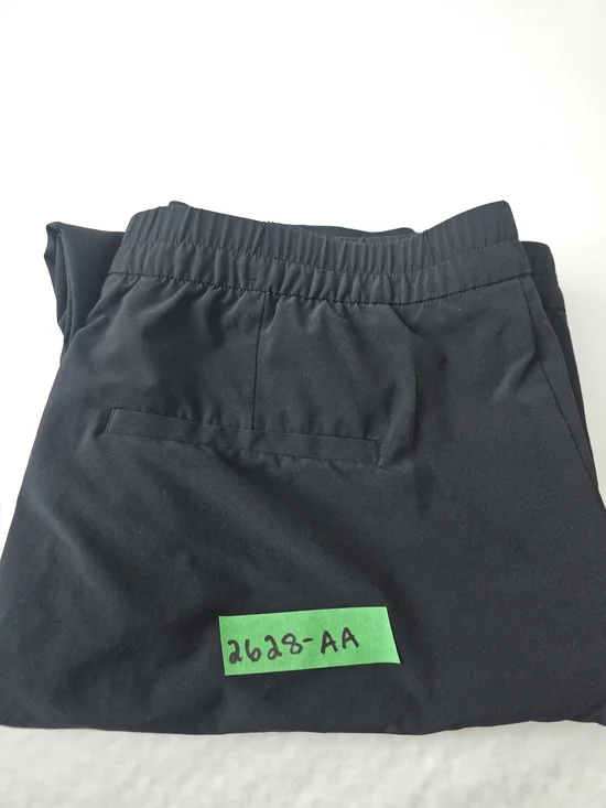 Banana Republic Airstretch Black Cropped Ankle Pants Lightweight Golf SZ L - Picture 14 of 14